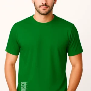 polo regular fit verde perico visto de frente